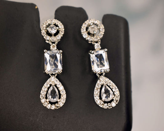 Crystal Luxe Drop Earrings